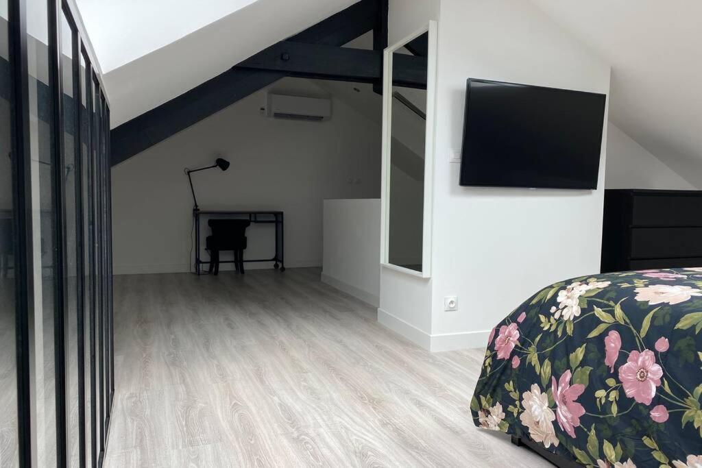 Apartamento Duplex 70m2 climatisé avec parking compris Reims Exterior foto