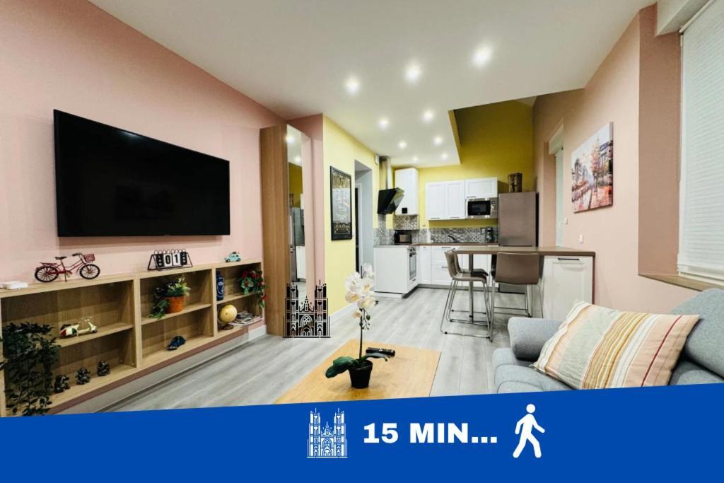 Apartamento Duplex 70m2 climatisé avec parking compris Reims Exterior foto